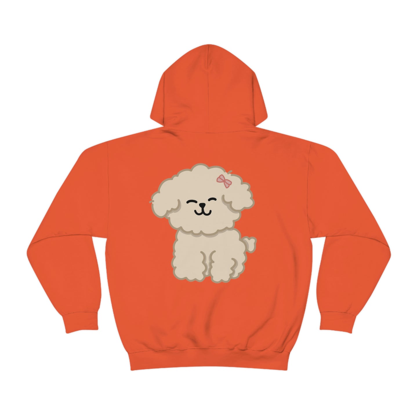 ‘Pocket Puppy’ Printed Front & Back.  Unisex Heavy Blend™ Hooded Sweatshirt