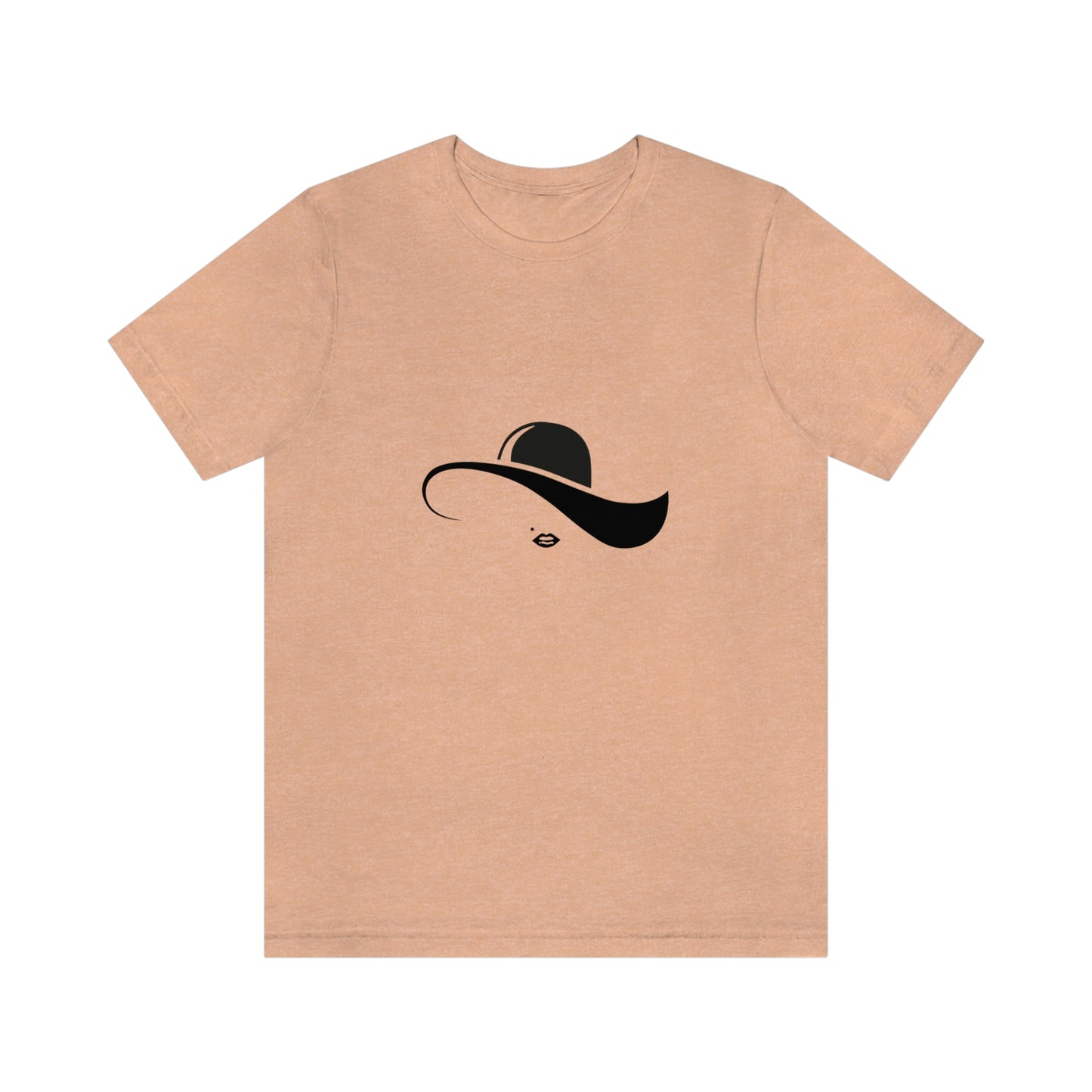 ‘Elegant hat’ Unisex Jersey Short Sleeve Tee