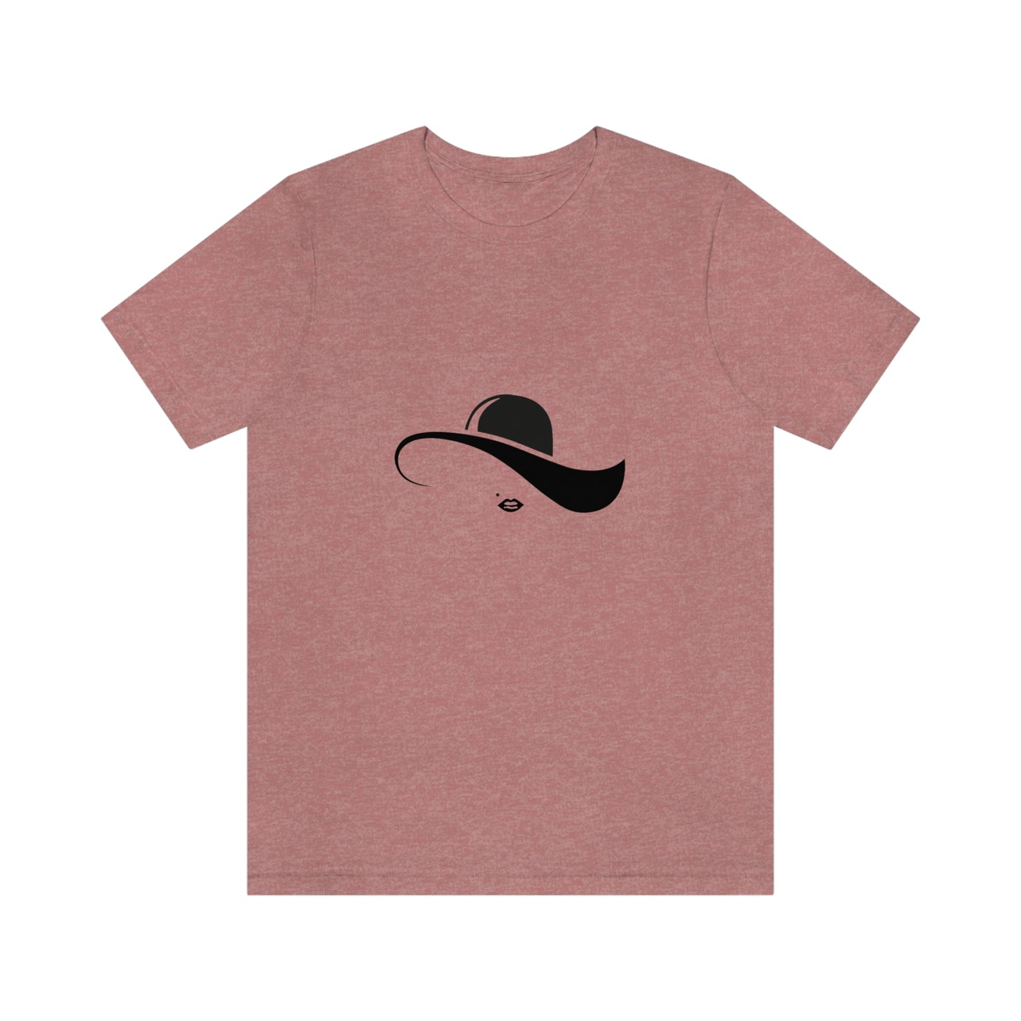 ‘Elegant hat’ Unisex Jersey Short Sleeve Tee