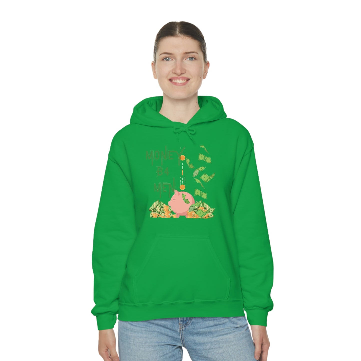 ‘Money B4 Men’   Unisex Heavy Blend™ Hooded Sweatshirt