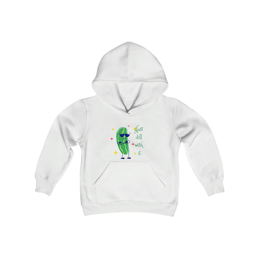 ‘Just Dill with it’  Youth Heavy Blend Hooded Sweatshirt