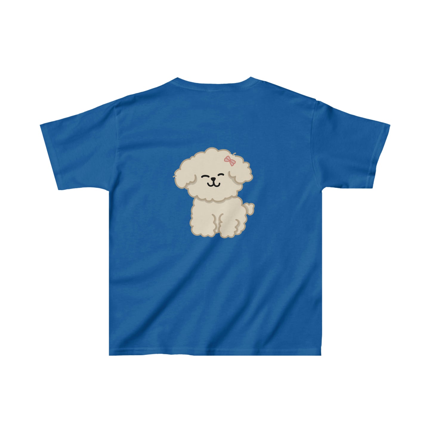 ‘Pocket Puppy’ Printed Front & Back.  Kids Heavy Cotton™ Tee