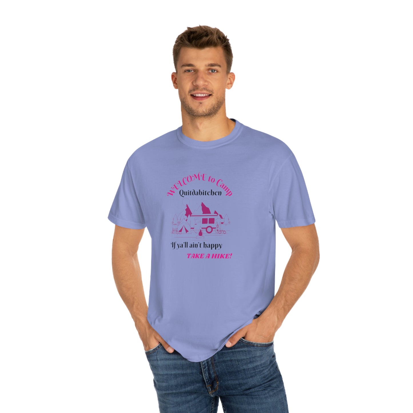 Camiseta unisex teñida en prenda