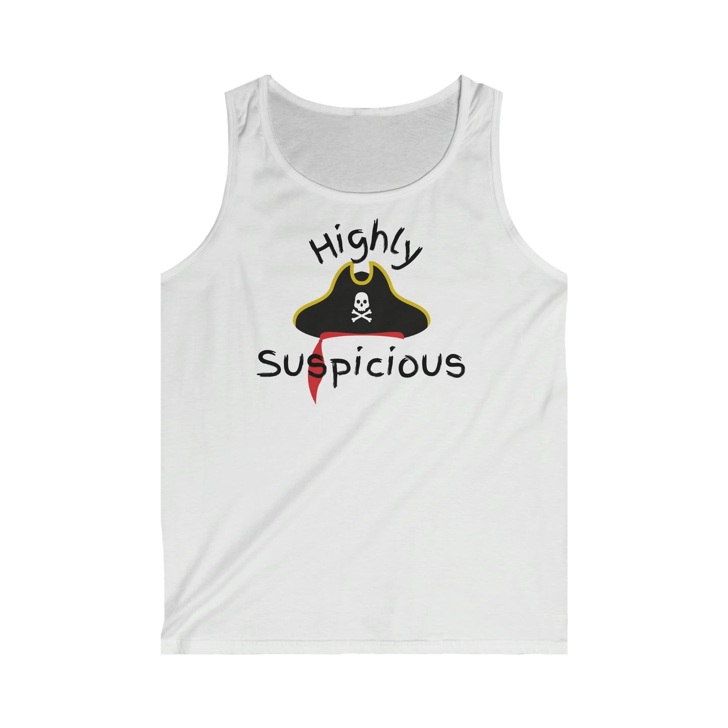 ‘Highly Suspicious’  Men's Softstyle Tank Top