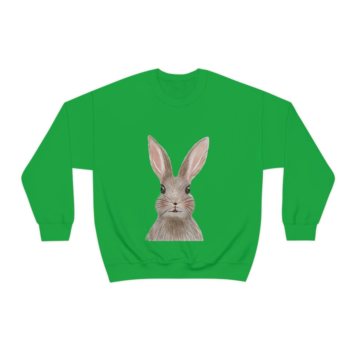 ‘Bunny’ Printed Front & Back.  Unisex Heavy Blend™ Crewneck Sweatshirt