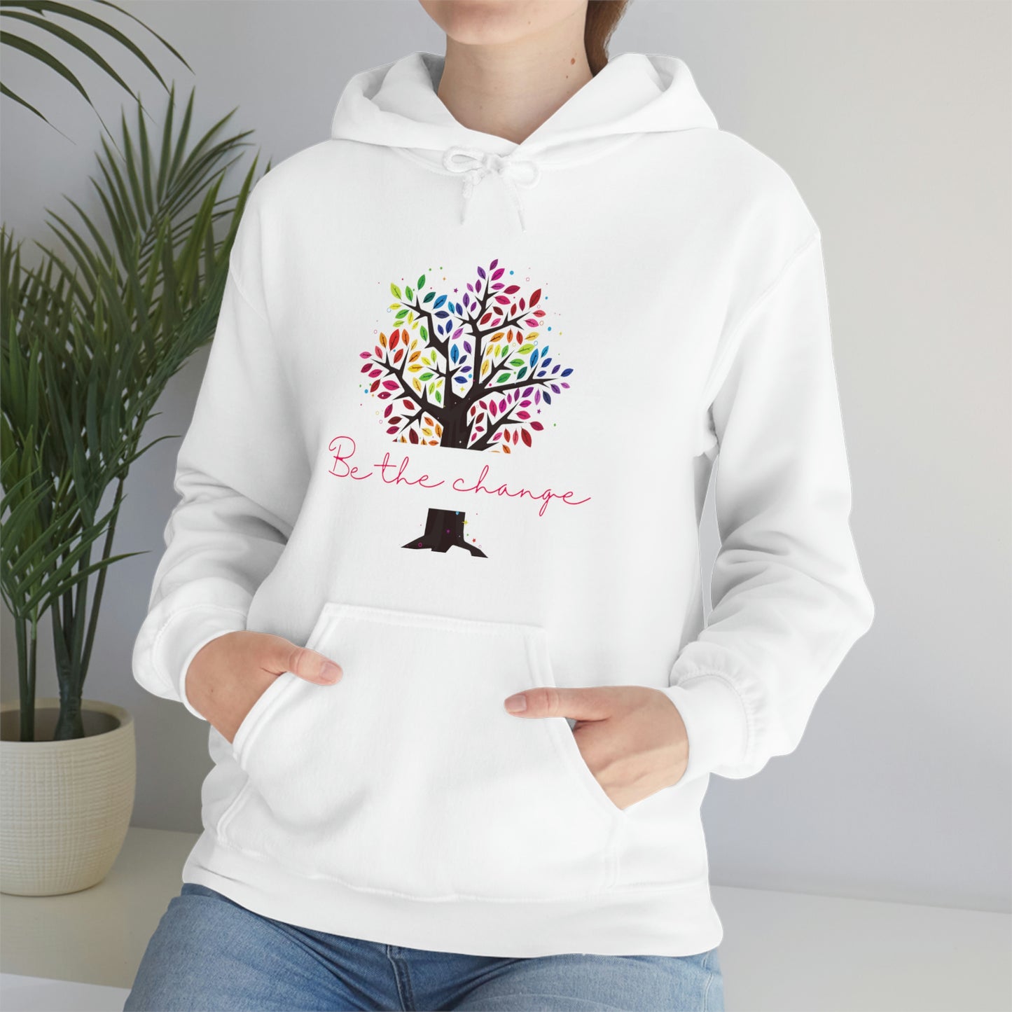 ‘Be The Change’  Unisex Heavy Blend™ Hooded Sweatshirt