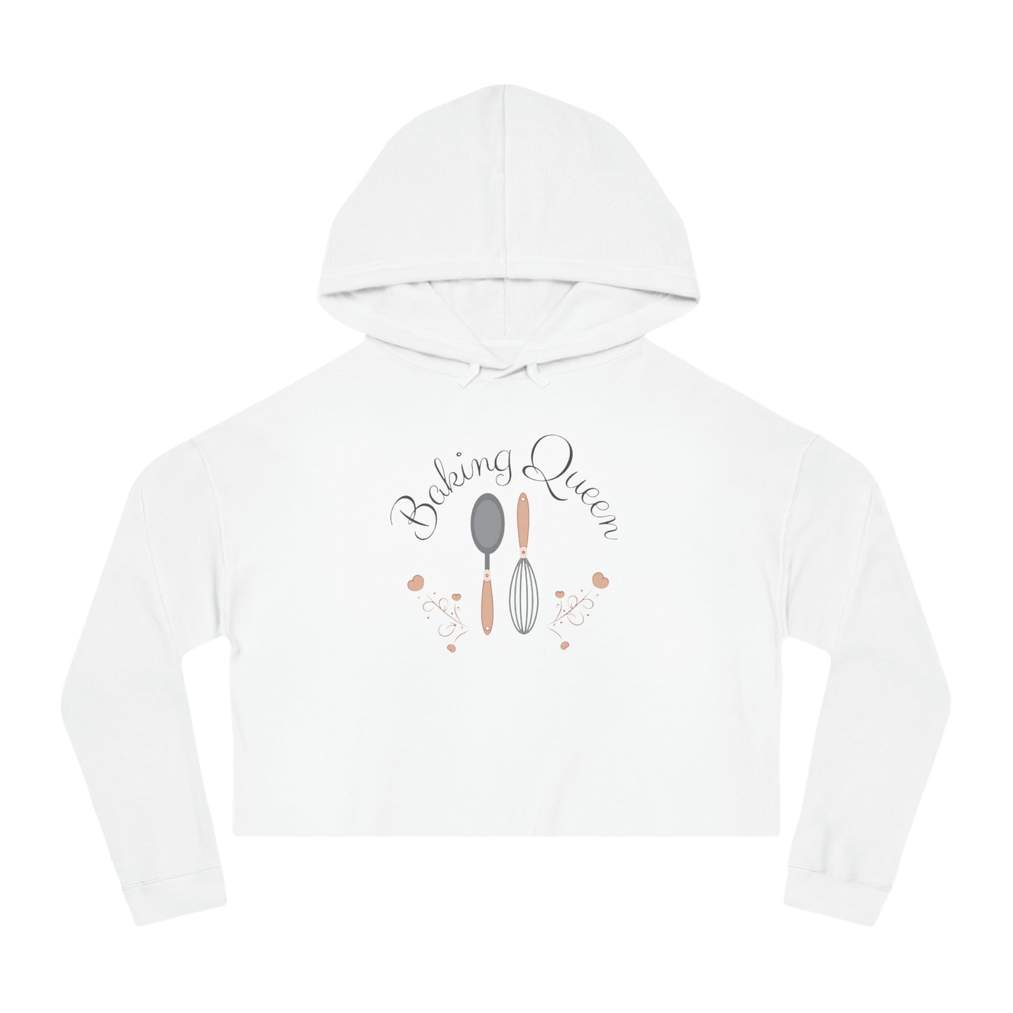 Sudadera corta con capucha para mujer Baking