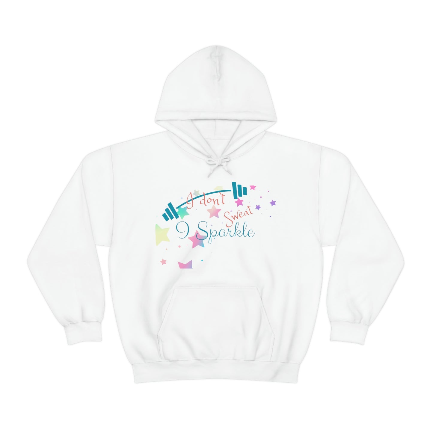 ‘I don’t sweat, I Sparkle’  Unisex Heavy Blend™ Hooded Sweatshirt