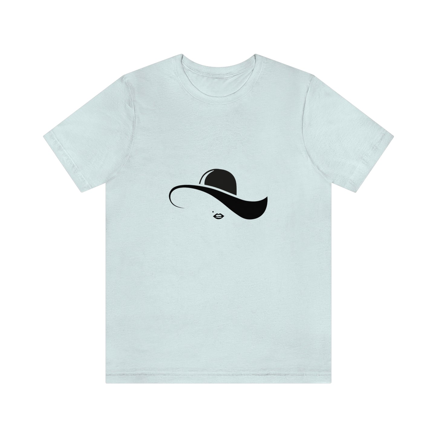 ‘Elegant hat’ Unisex Jersey Short Sleeve Tee