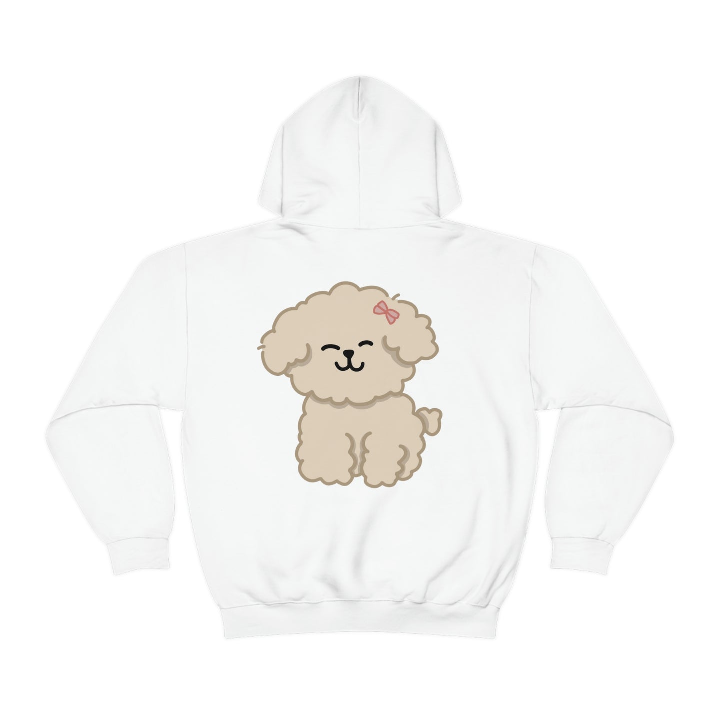 ‘Pocket Puppy’ Printed Front & Back.  Unisex Heavy Blend™ Hooded Sweatshirt