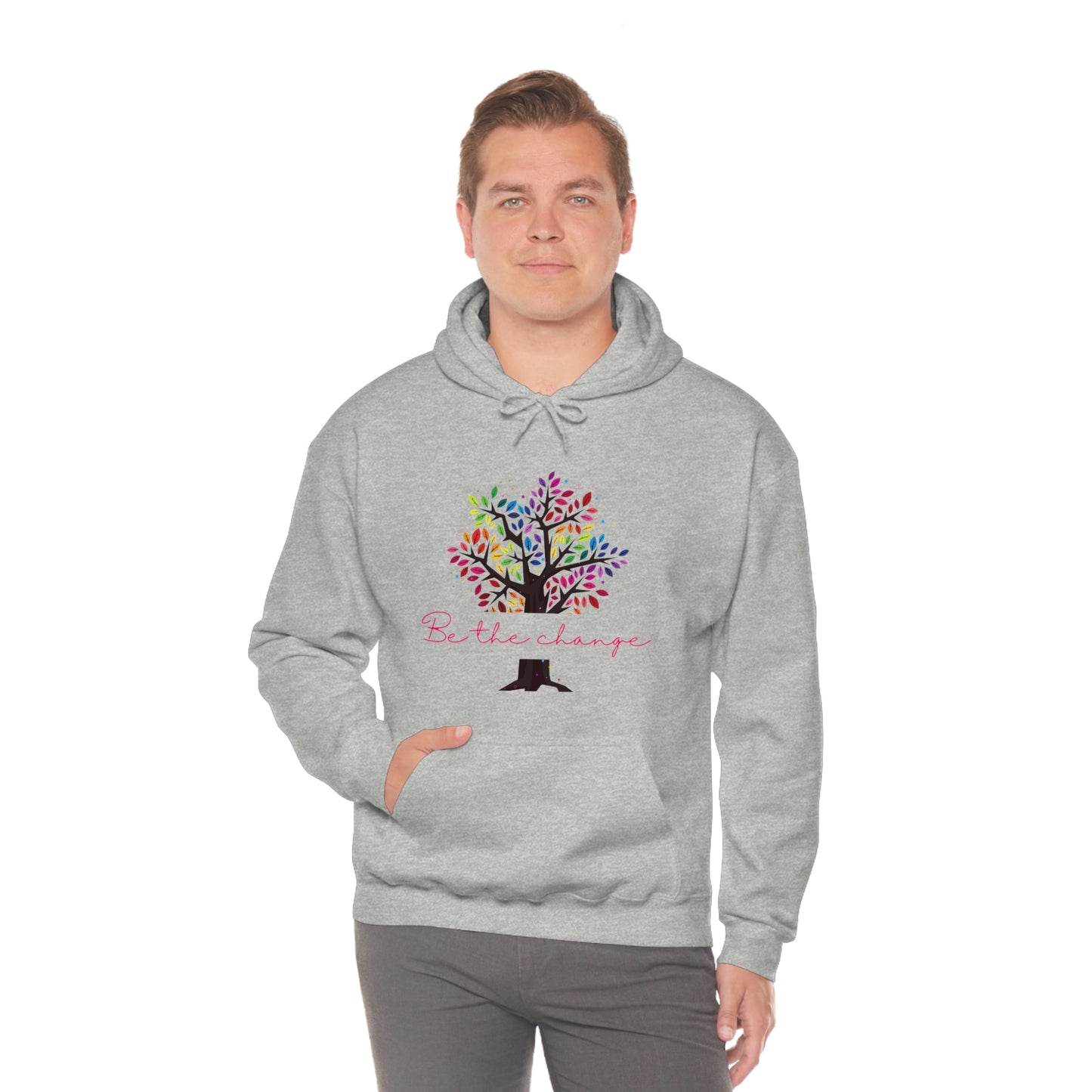 ‘Be The Change’  Unisex Heavy Blend™ Hooded Sweatshirt