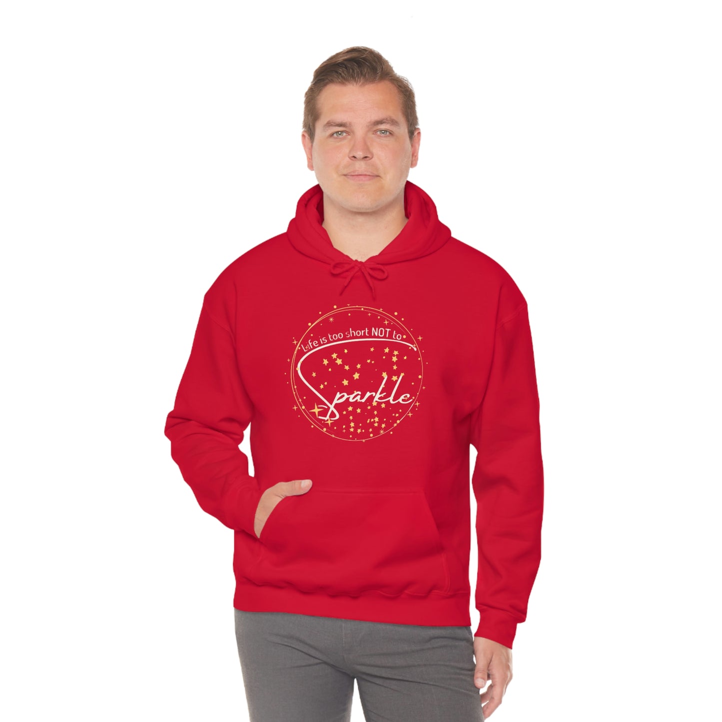 ‘Life is too short NOT to Sparkle’   Unisex Heavy Blend™ Hooded Sweatshirt