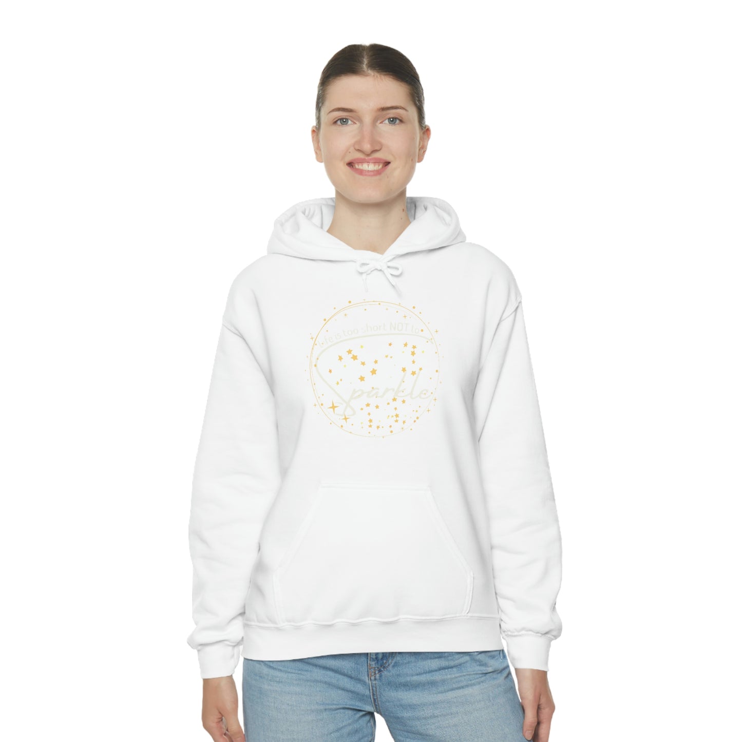 ‘Life is too short NOT to Sparkle’   Unisex Heavy Blend™ Hooded Sweatshirt