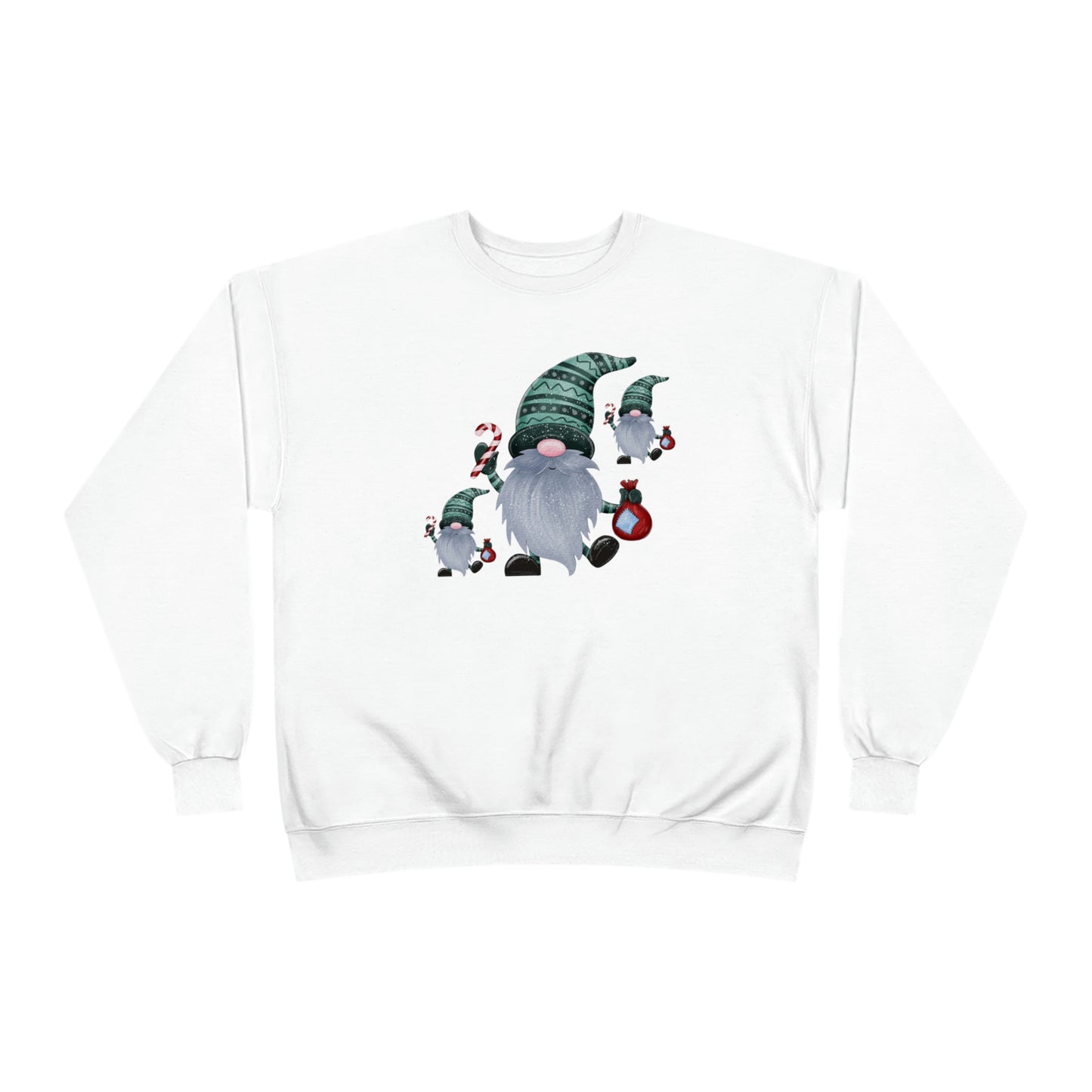 ‘Holiday gnomes’ Unisex EcoSmart® Crewneck Sweatshirt