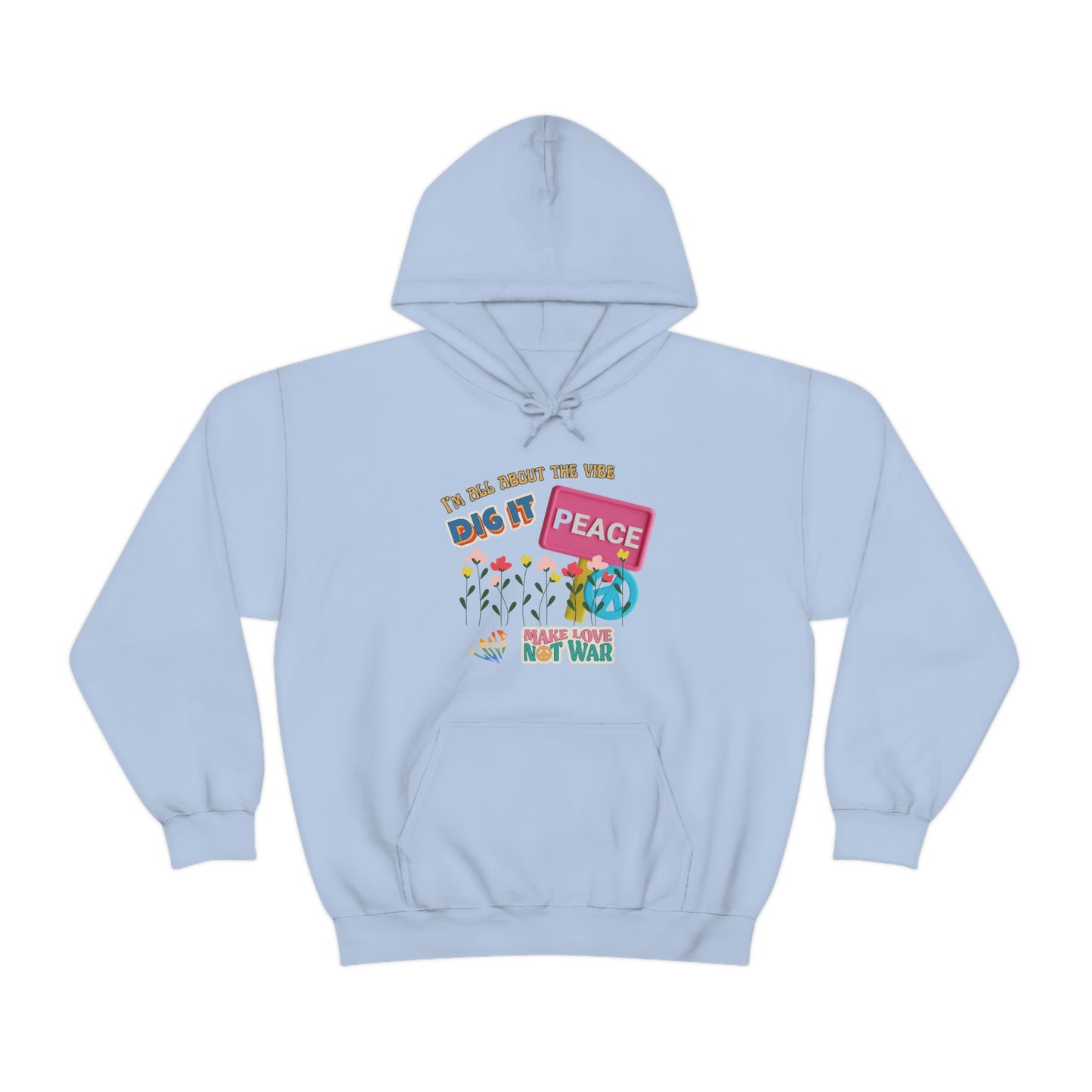 Sudadera con capucha unisex Heavy Blend™ 'I'm all About the vibe'