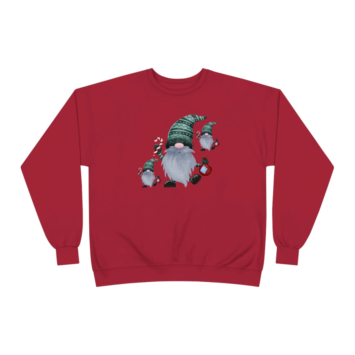 ‘Holiday gnomes’ Unisex EcoSmart® Crewneck Sweatshirt