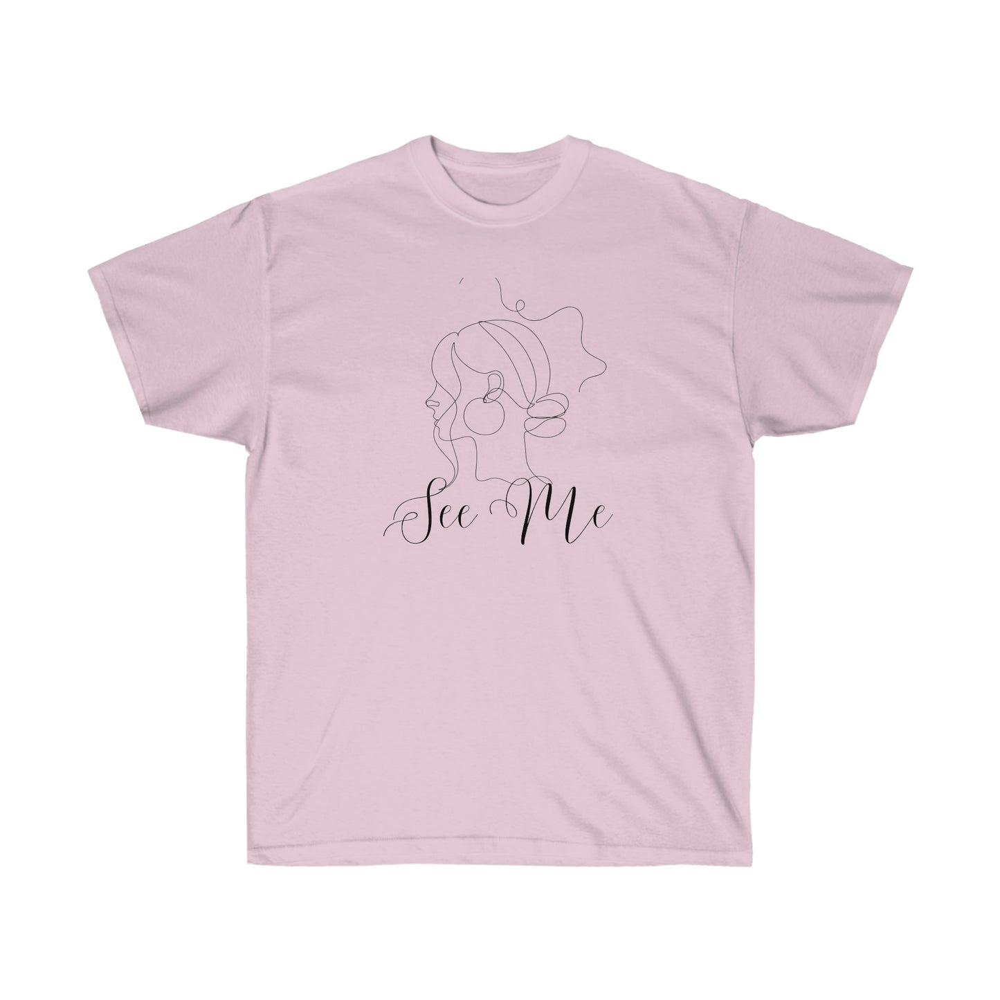 ‘See Me’ Printed Front & Back. Unisex Ultra Cotton Tee