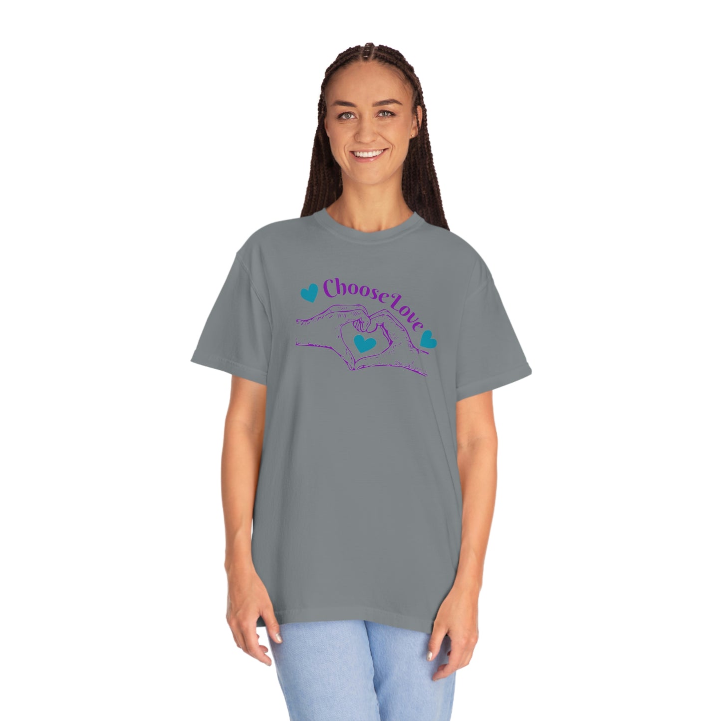 Camiseta unisex teñida en prenda