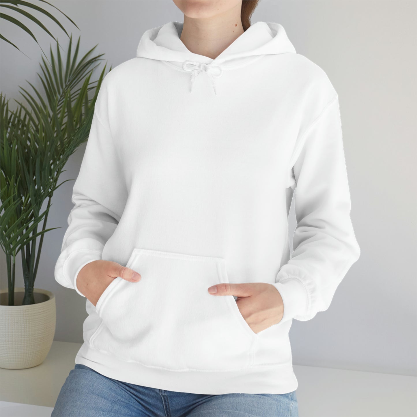 ‘Love, Peace & Understanding’ Printed Front & Back.   Unisex Heavy Blend™ Hooded Sweatshirt