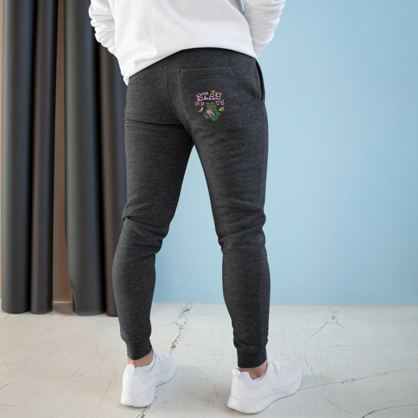 ‘Stay Groovy’  Premium Fleece Joggers