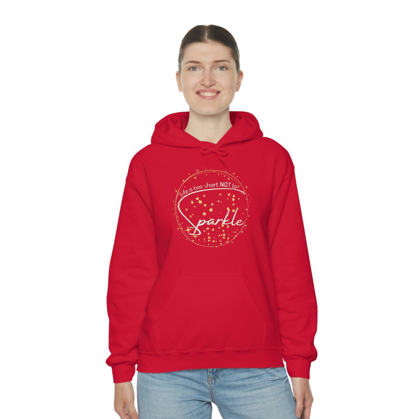 ‘Life is too short NOT to Sparkle’   Unisex Heavy Blend™ Hooded Sweatshirt