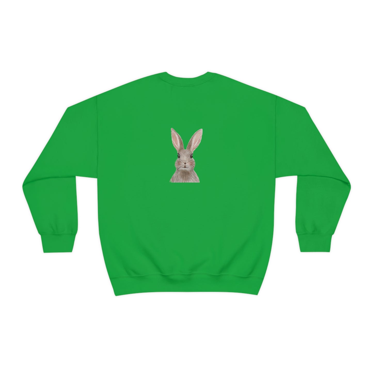 ‘Bunny’ Printed Front & Back.  Unisex Heavy Blend™ Crewneck Sweatshirt