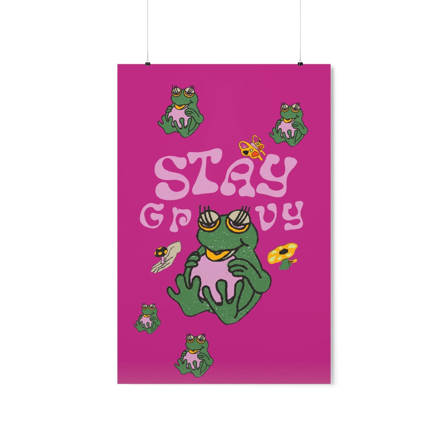 ‘Stay Groovy’ Premium Matte Vertical Posters