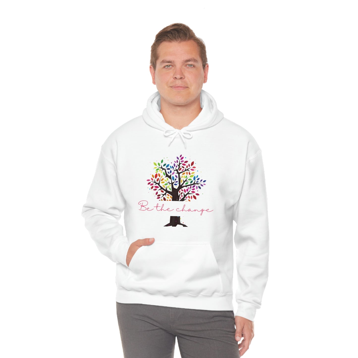 ‘Be The Change’  Unisex Heavy Blend™ Hooded Sweatshirt