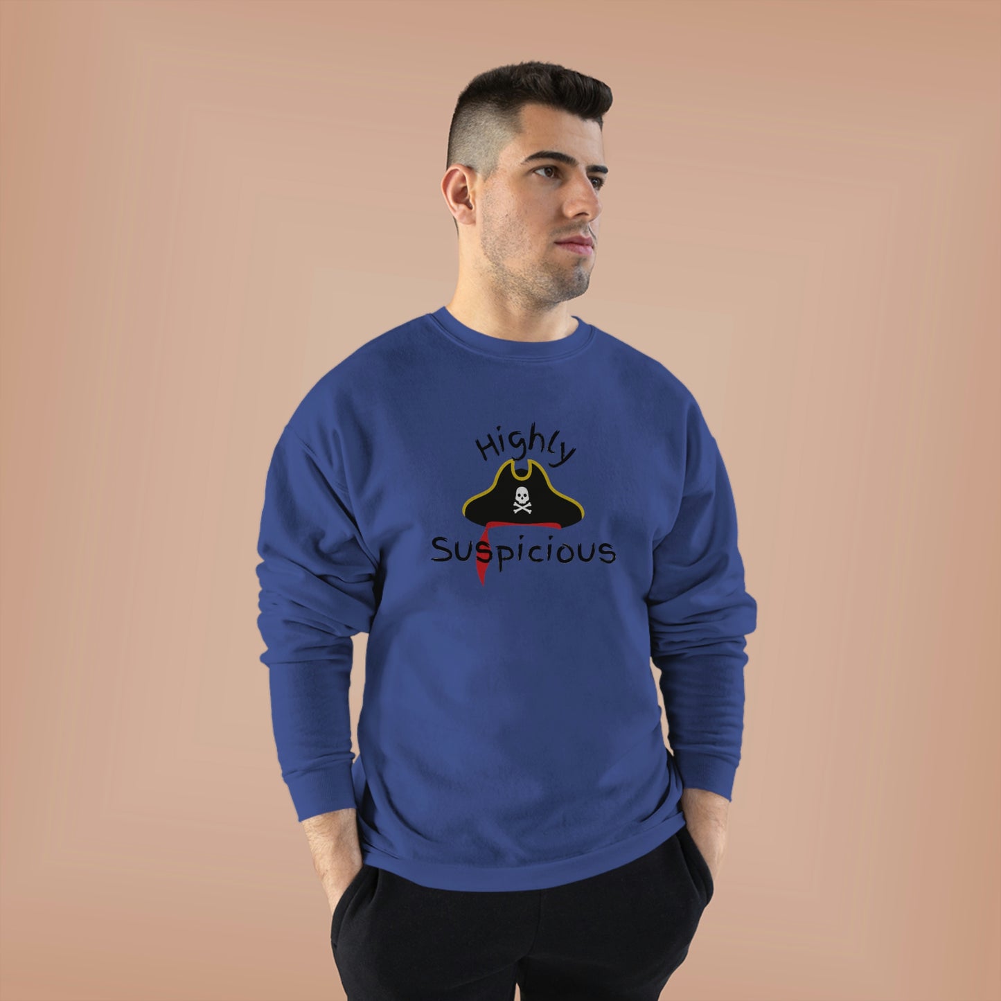 ‘Highly Suspicious’  Unisex EcoSmart® Crewneck Sweatshirt