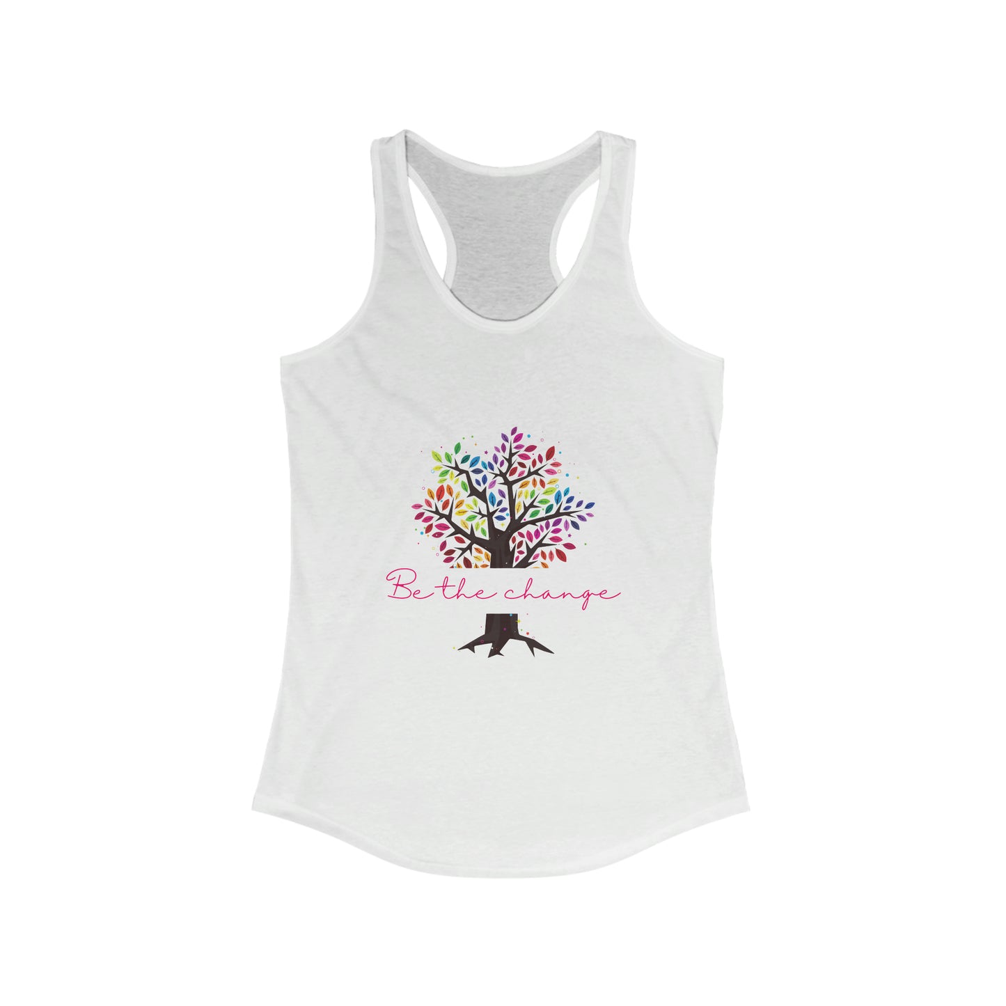 ‘Be The Change’  Women's Ideal Racerback Tank