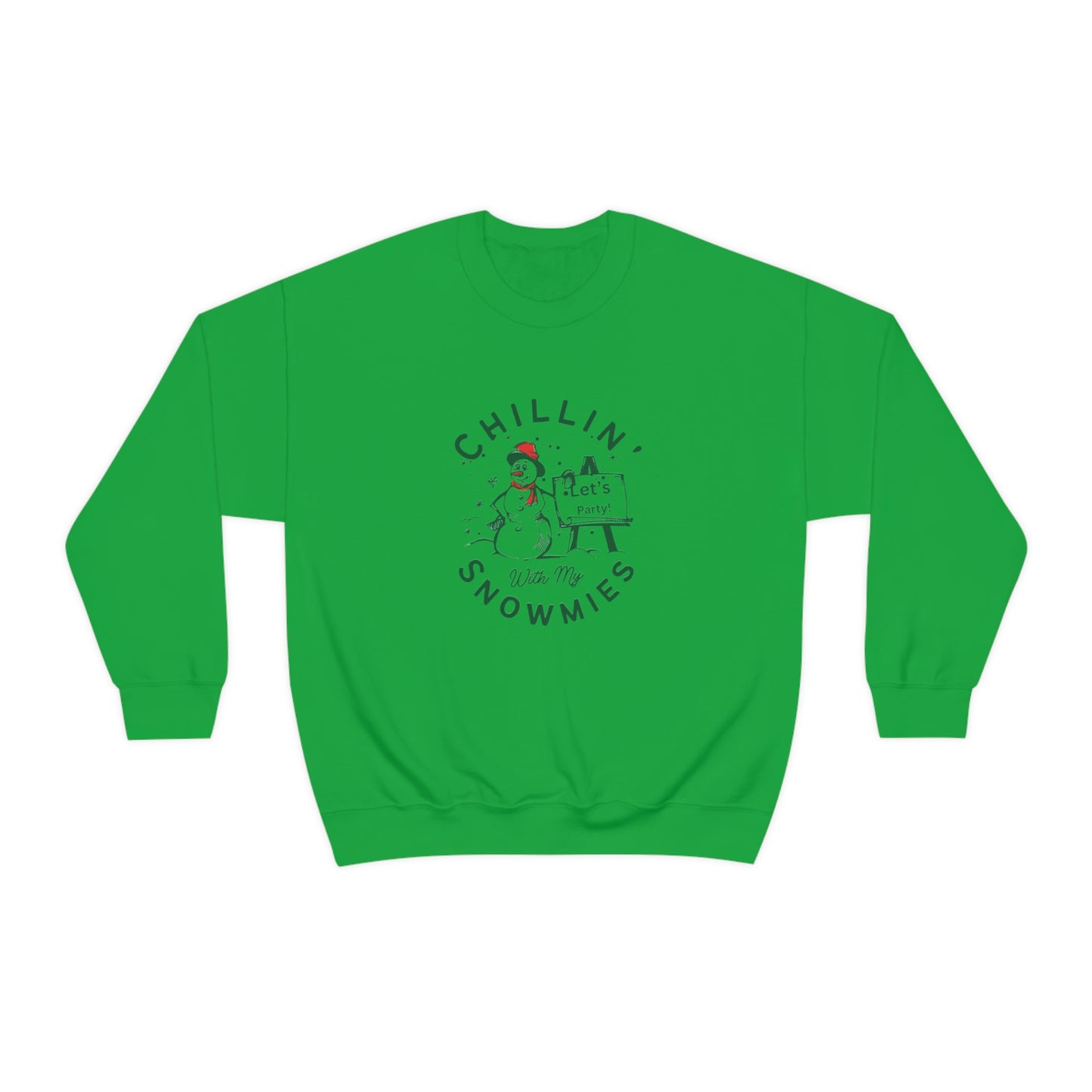 ‘Chillin’ With My Snowmies’ Unisex Heavy Blend™ Crewneck Sweatshirt