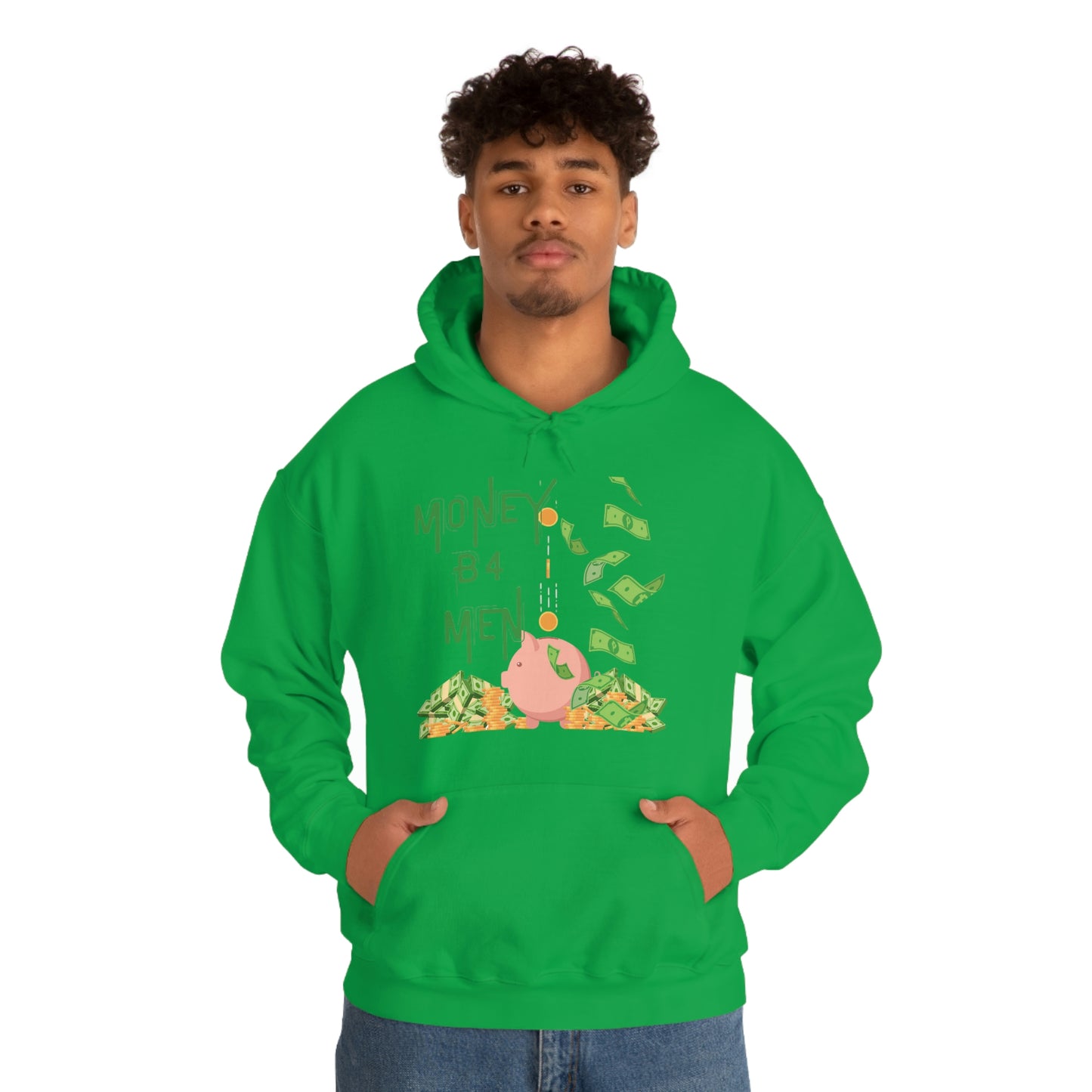 ‘Money B4 Men’   Unisex Heavy Blend™ Hooded Sweatshirt