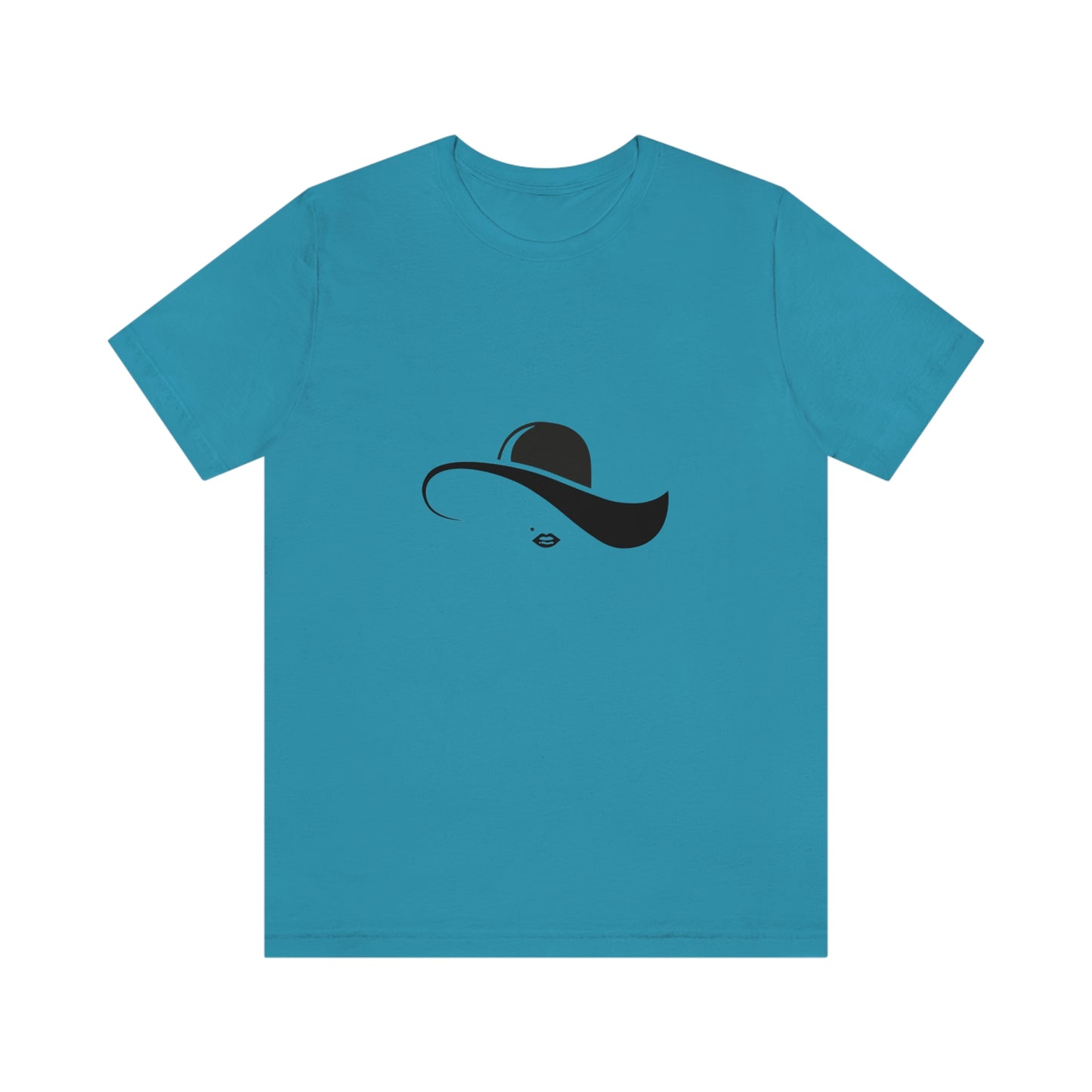 ‘Elegant hat’ Unisex Jersey Short Sleeve Tee