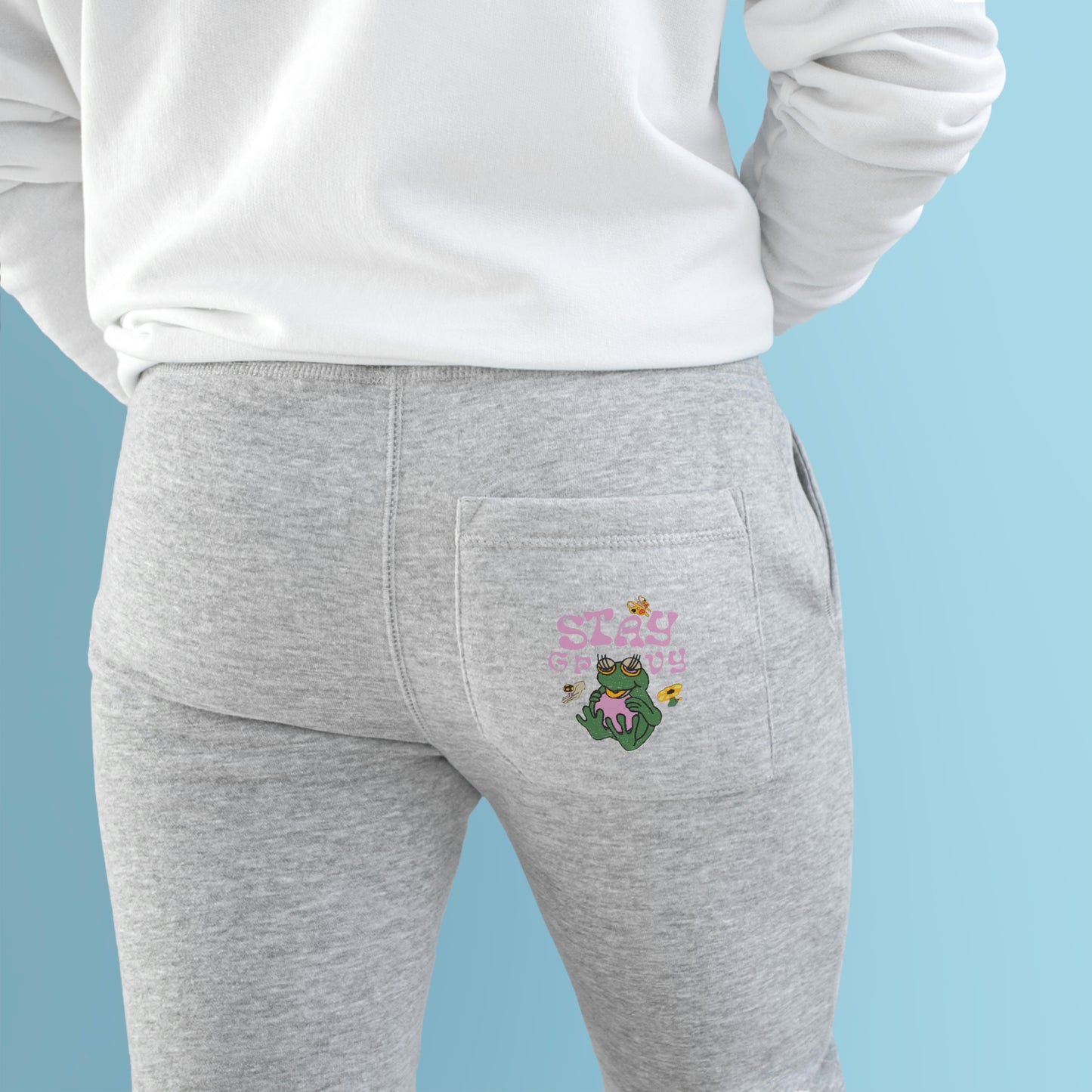 ‘Stay Groovy’  Premium Fleece Joggers