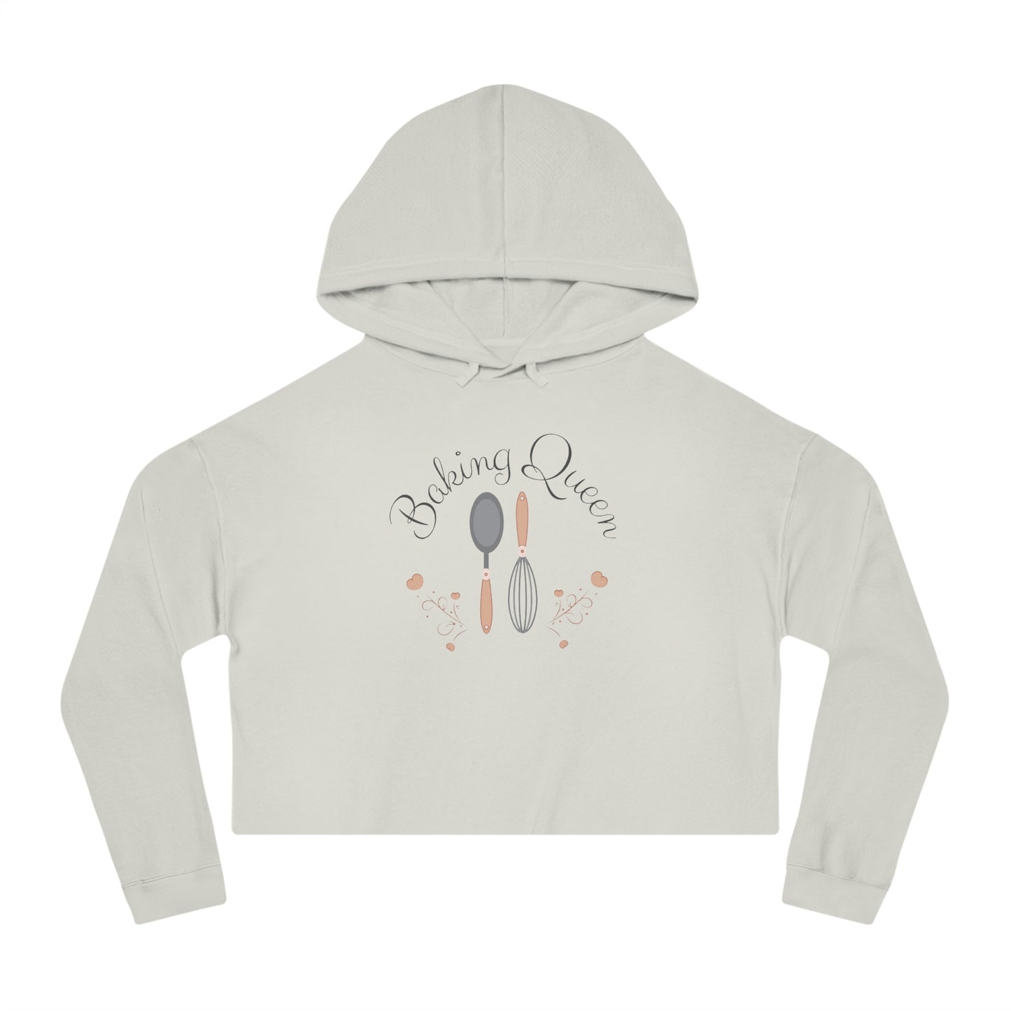 Sudadera corta con capucha para mujer Baking