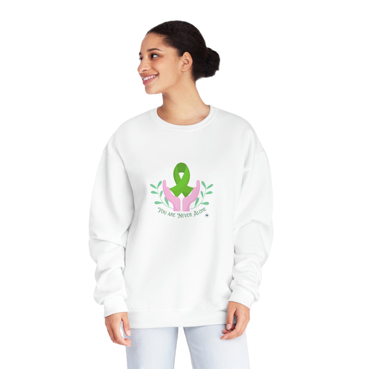 ‘You are Never Alone’  Unisex NuBlend® Crewneck Sweatshirt