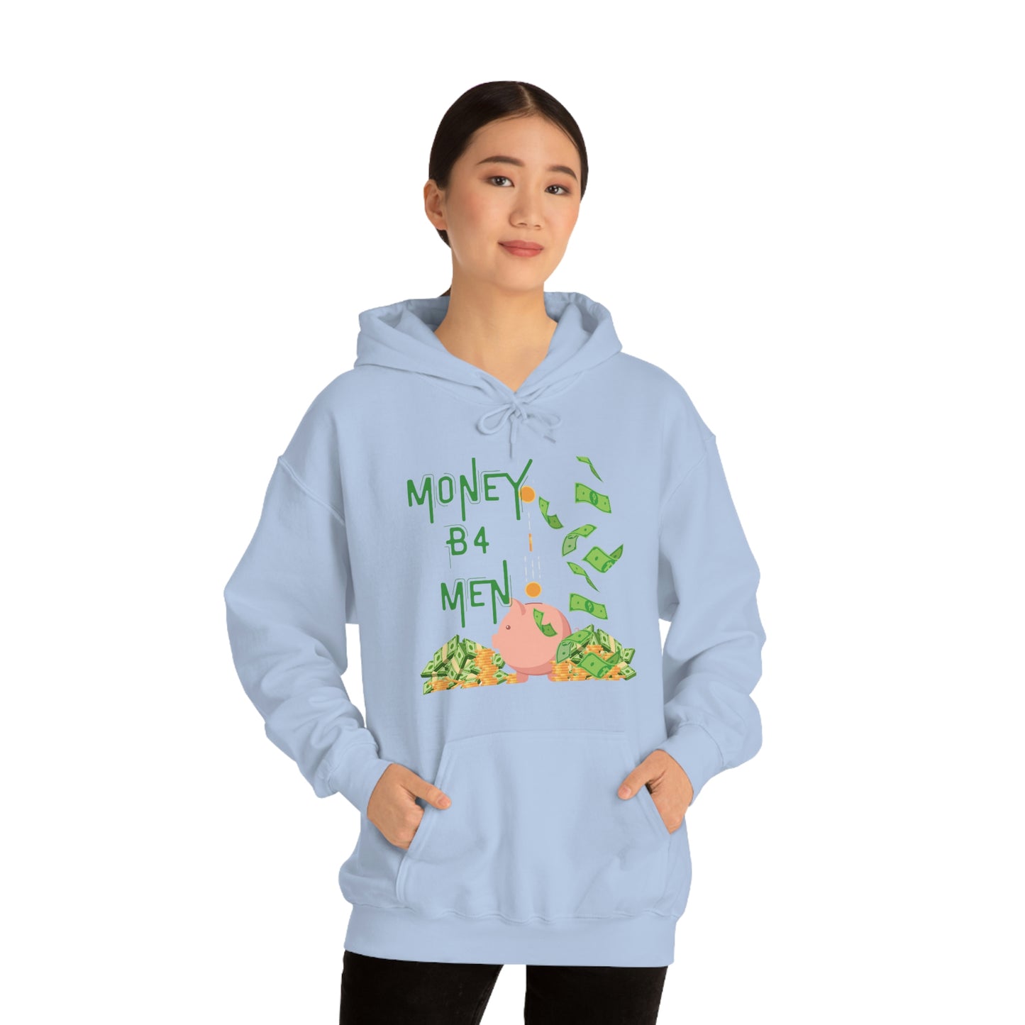 ‘Money B4 Men’   Unisex Heavy Blend™ Hooded Sweatshirt