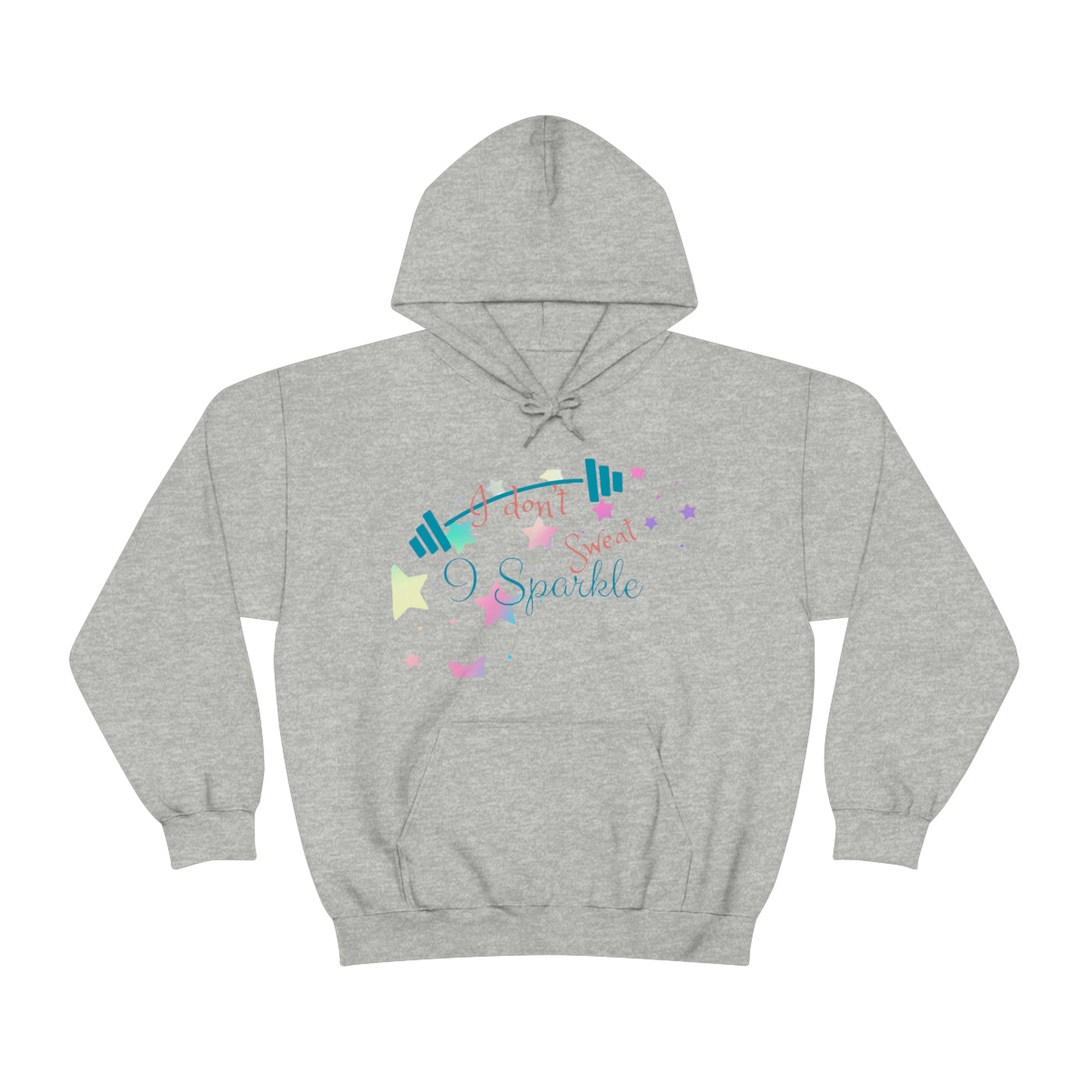 ‘I don’t sweat, I Sparkle’  Unisex Heavy Blend™ Hooded Sweatshirt