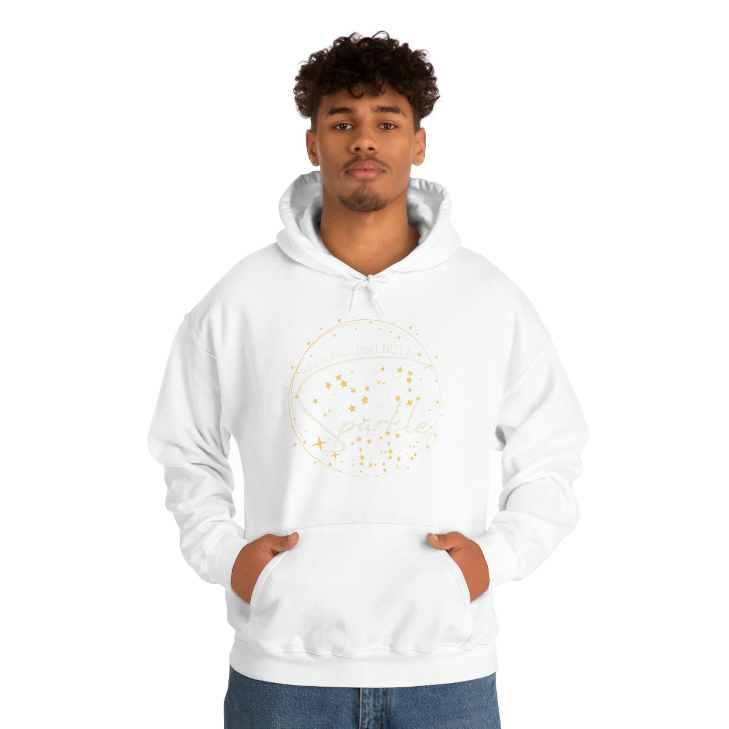 ‘Life is too short NOT to Sparkle’   Unisex Heavy Blend™ Hooded Sweatshirt