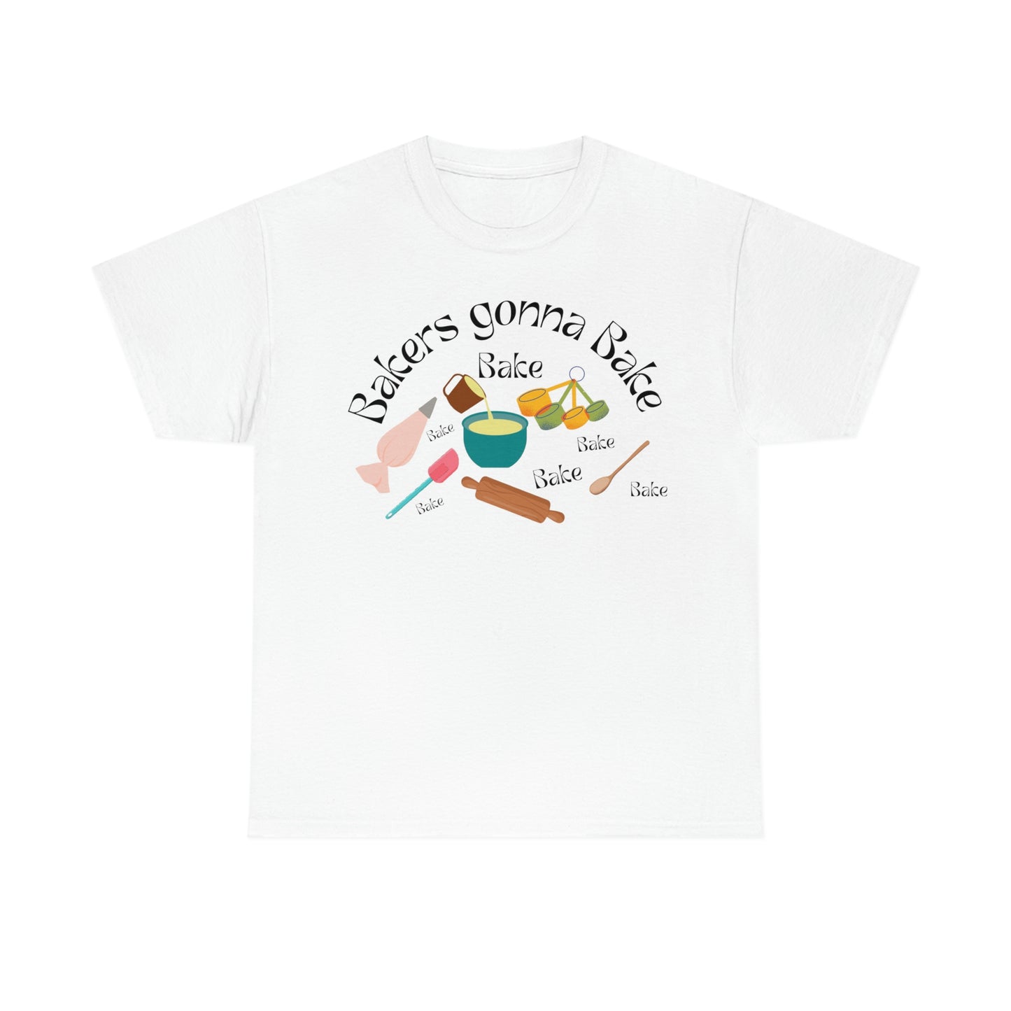 Camiseta de algodón pesado unisex Bakers Gonna Bake