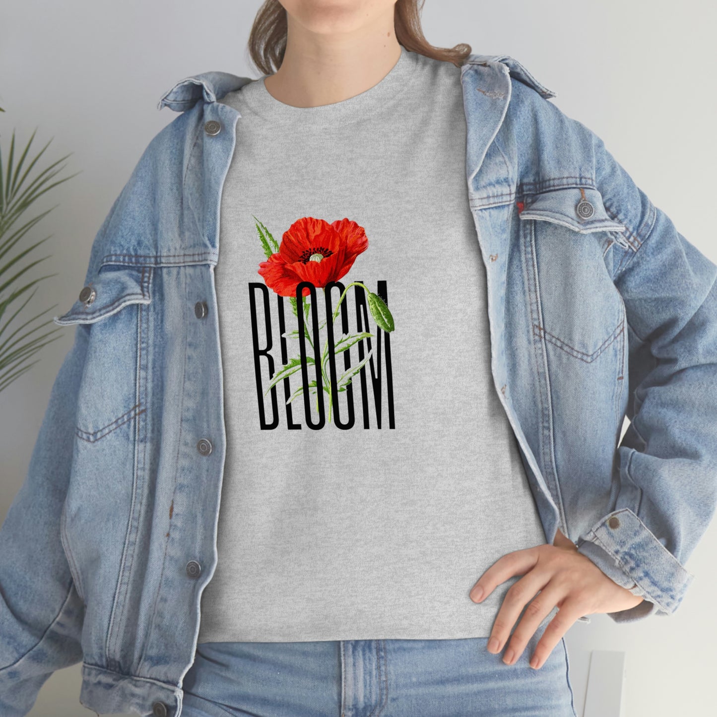 Camiseta unisex de algodón pesado 'BLOOM'