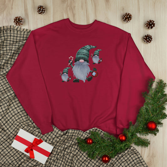 ‘Holiday gnomes’ Unisex EcoSmart® Crewneck Sweatshirt