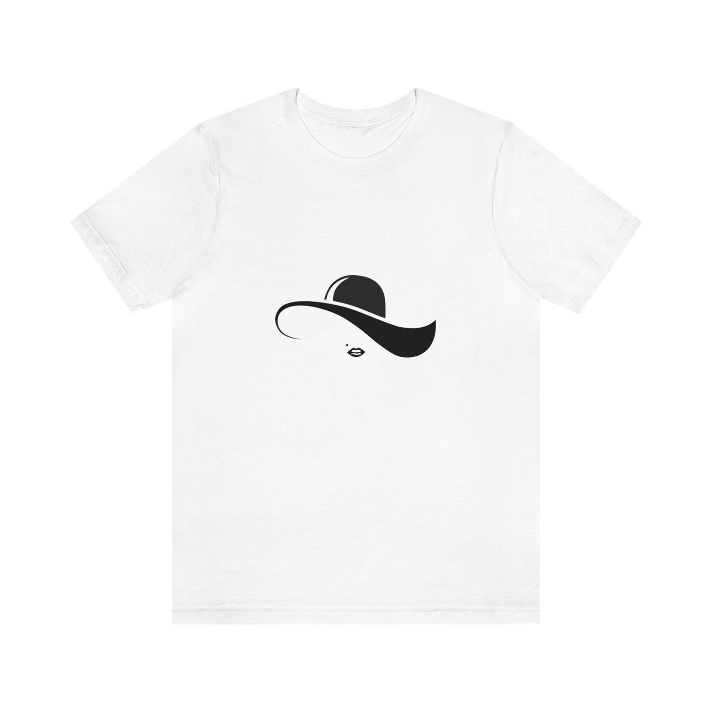 ‘Elegant hat’ Unisex Jersey Short Sleeve Tee