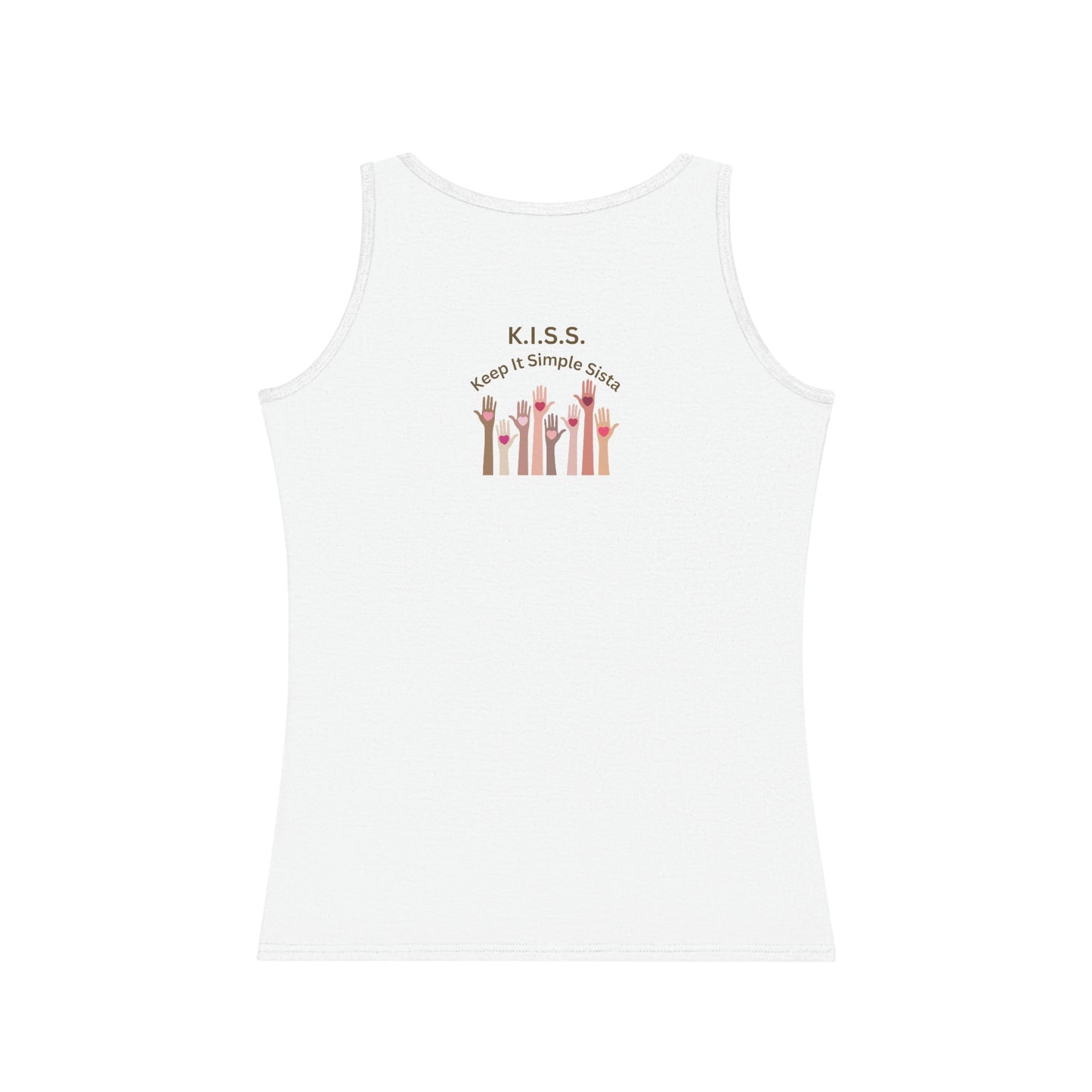 ‘Keep it Simple Sista’ Printed on Both Sides. Women's Tank Top