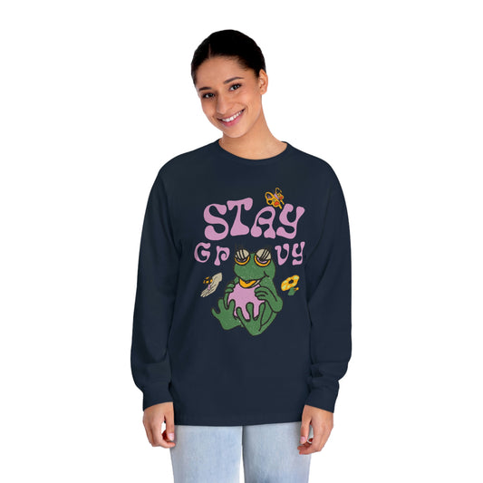 ‘Stay Groovy’  Unisex Classic Long Sleeve T-Shirt