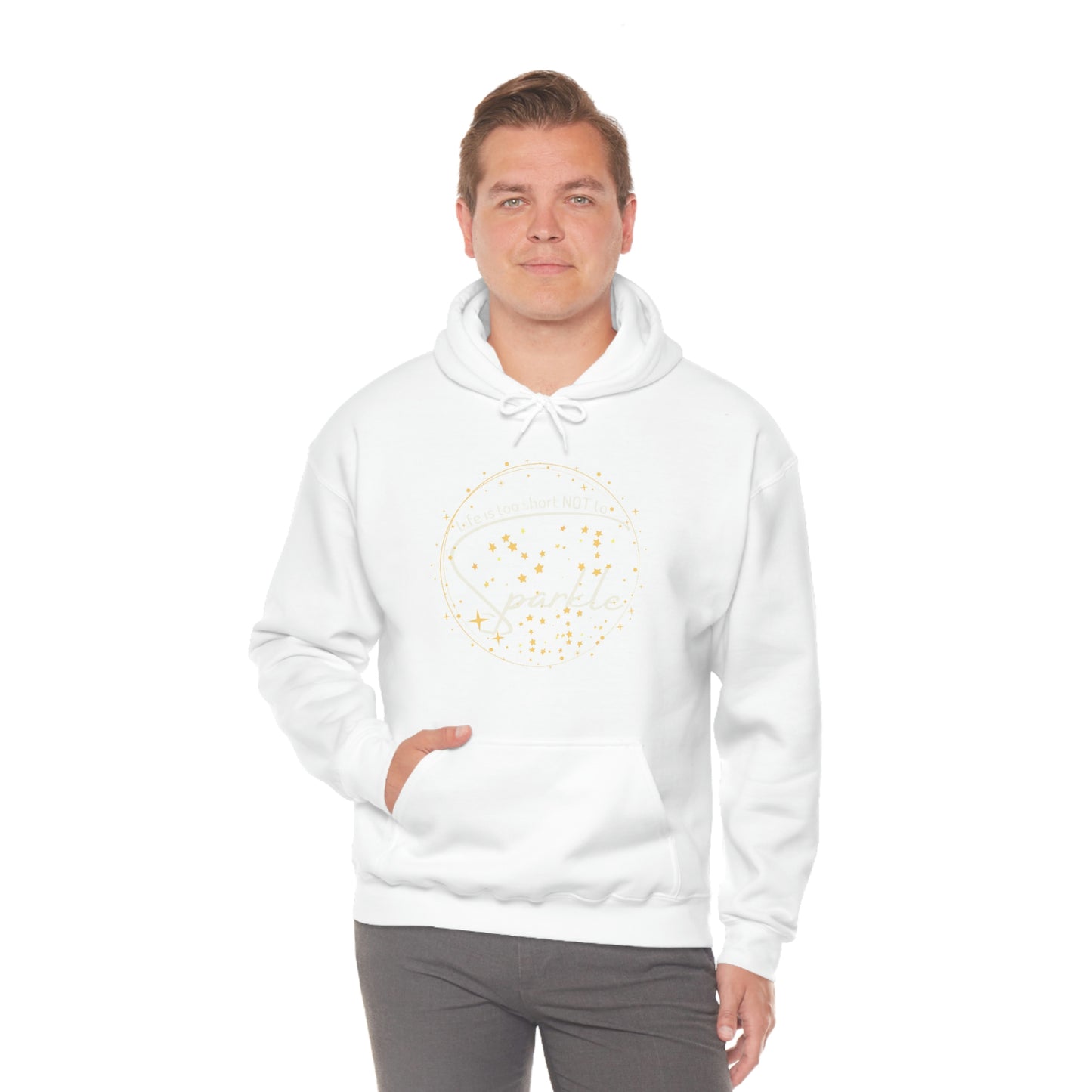 ‘Life is too short NOT to Sparkle’   Unisex Heavy Blend™ Hooded Sweatshirt