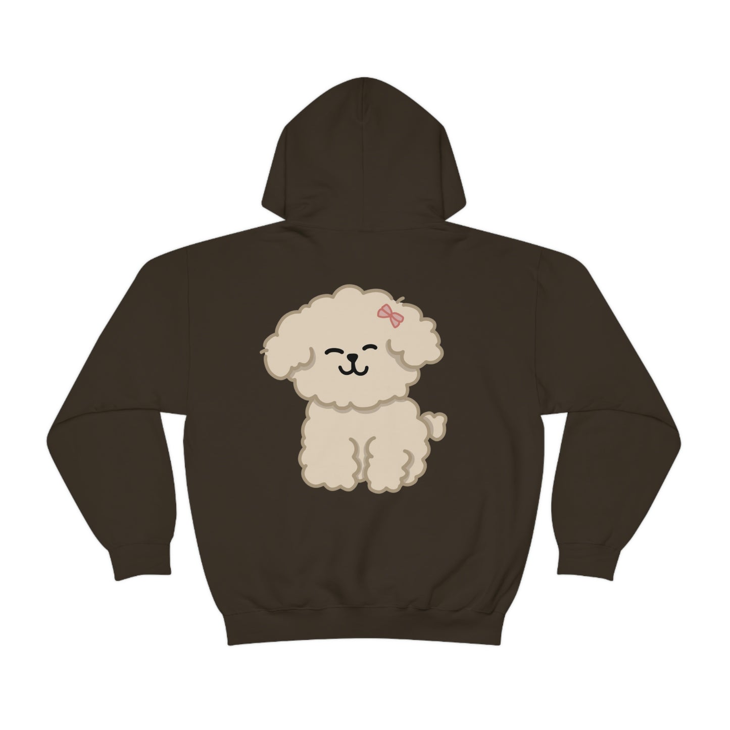 ‘Pocket Puppy’ Printed Front & Back.  Unisex Heavy Blend™ Hooded Sweatshirt