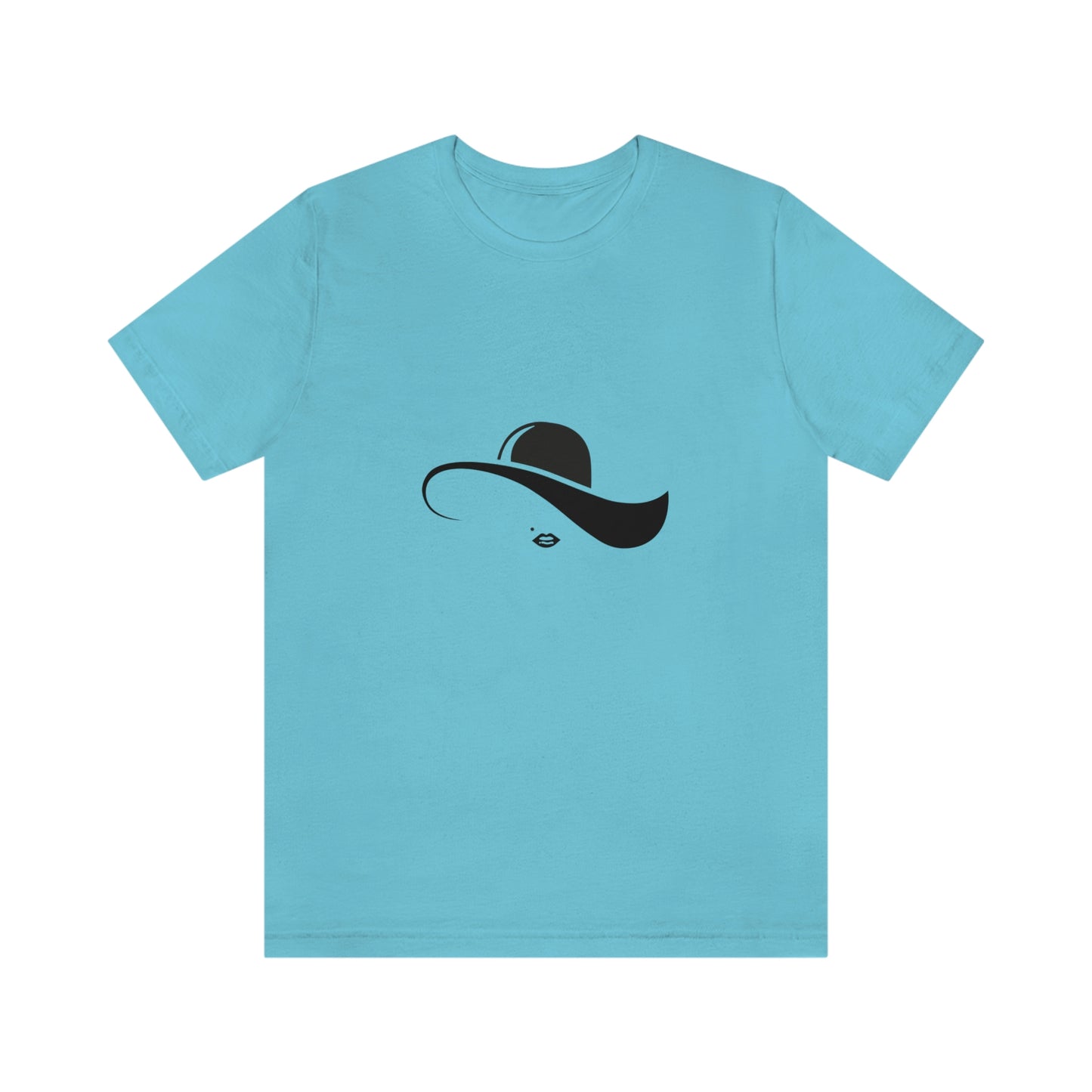 ‘Elegant hat’ Unisex Jersey Short Sleeve Tee