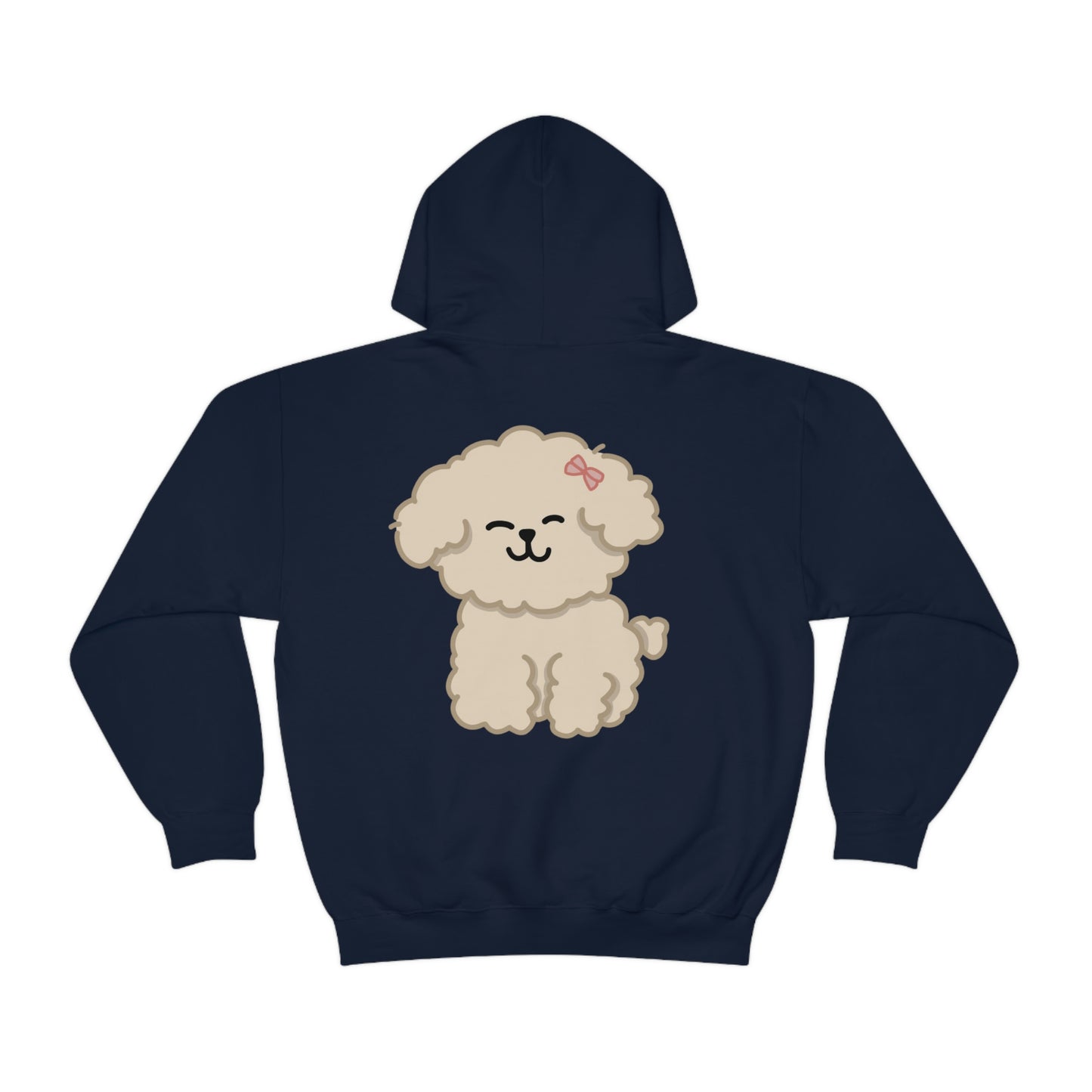 ‘Pocket Puppy’ Printed Front & Back.  Unisex Heavy Blend™ Hooded Sweatshirt