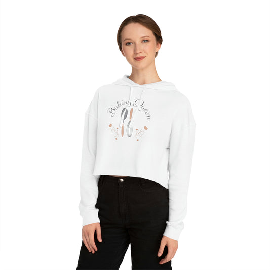 Sudadera corta con capucha para mujer Baking